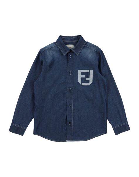 fendi shitt|fendi denim shirt.